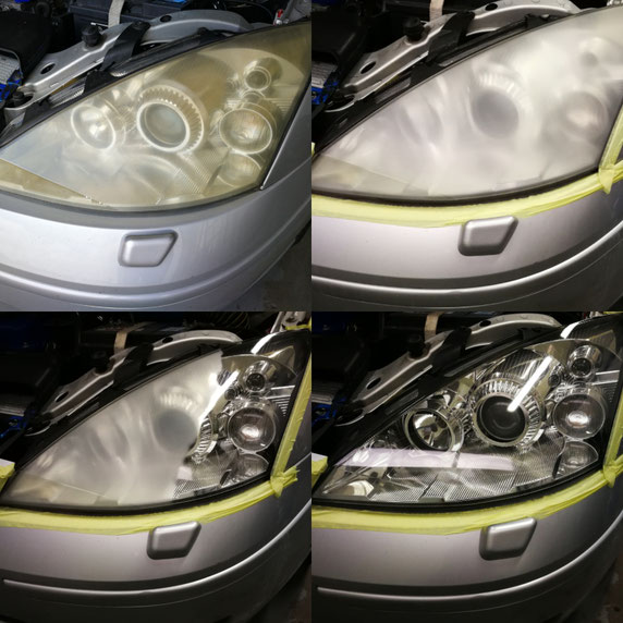 doffe koplampen helder maken door polijsten | a1 car cleaning bunschoten