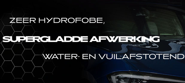glascoating matrix black en blue maakt lak zeer glad en waterafstotend | A1 Car Cleaning