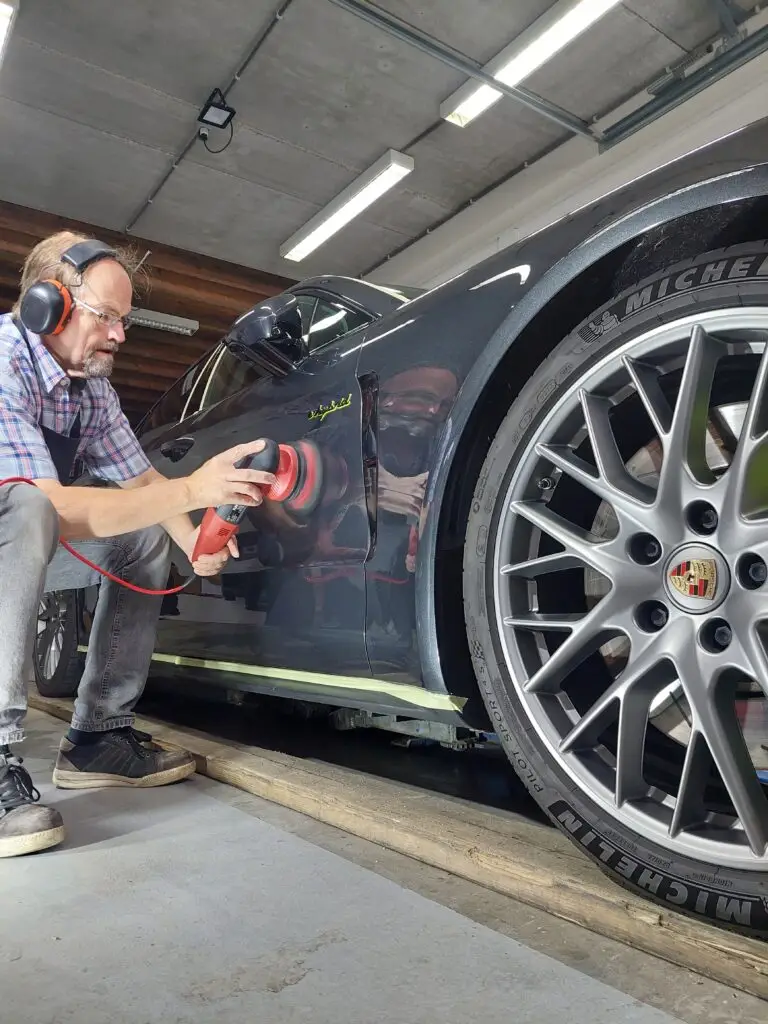 Professionele Autodetailing Amersfoort Polijsten lak, Porsche Panamera | A1 Car Cleaning