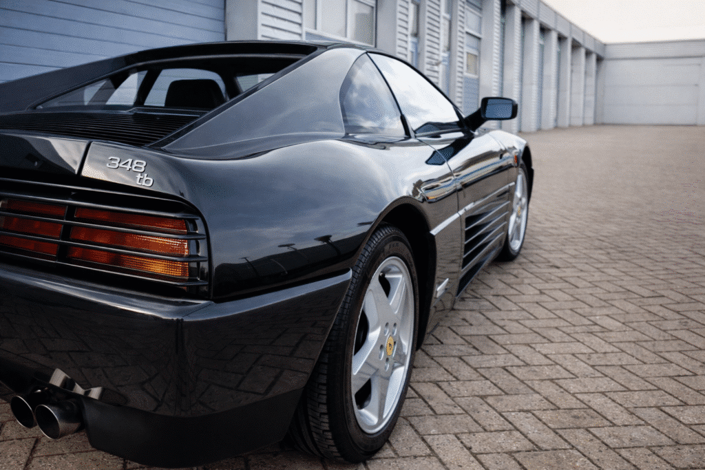ferrari 348 tb, zwarte lak, glascaoting